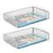 Mind Reader Stackable Metal Mesh Tray & Desk Document Organizer Set